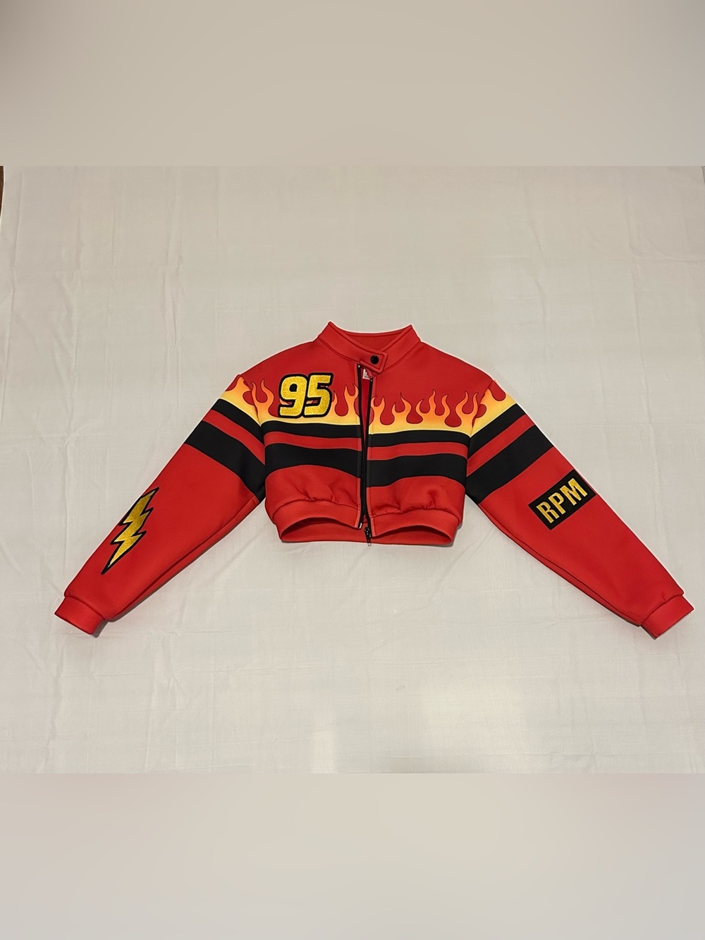 Sexy adult Lightning Mcqueen costume - Picture 6 of 12
